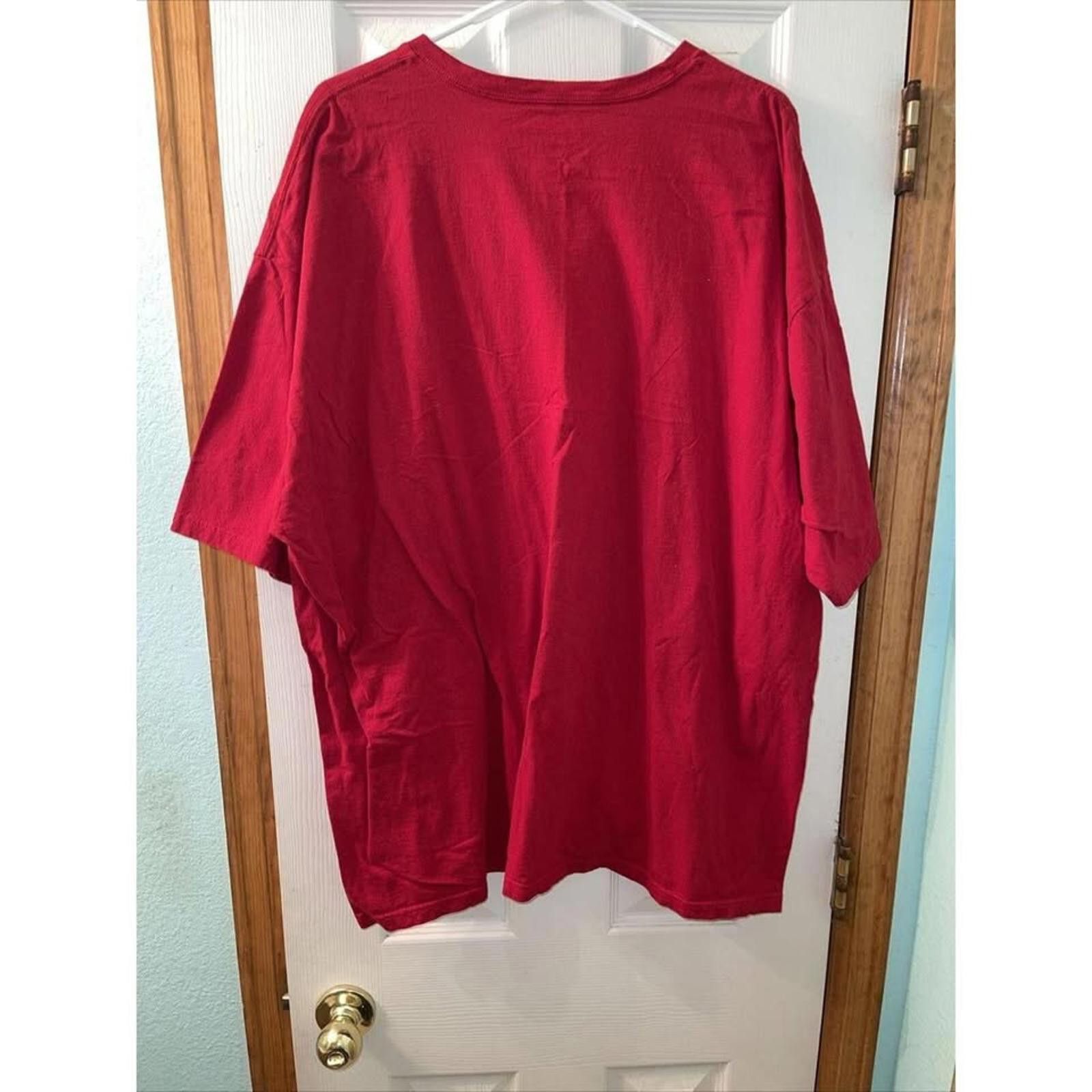 Adidas Adidas Red Cotton Tee - Size 4X Size US XXL / EU 58 / 5 - 8 Thumbnail