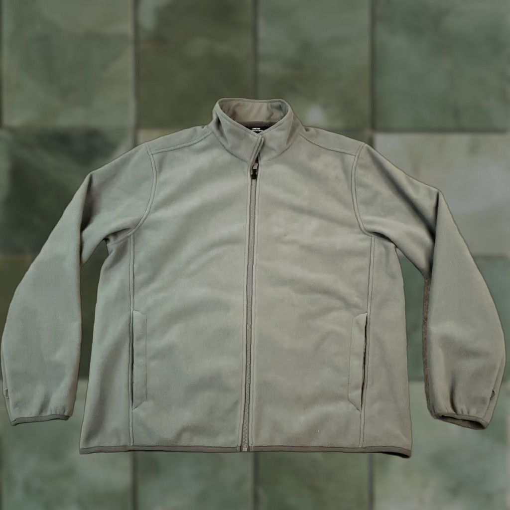 Lands' End Lands' End Fleece Sweatshirt Mens Large Gray Full Zip Pullover Mock Neck Shirt Mens L Gray Full Zip 90s? Size US L / EU 52-54 / 3 - 1 Thumbnail