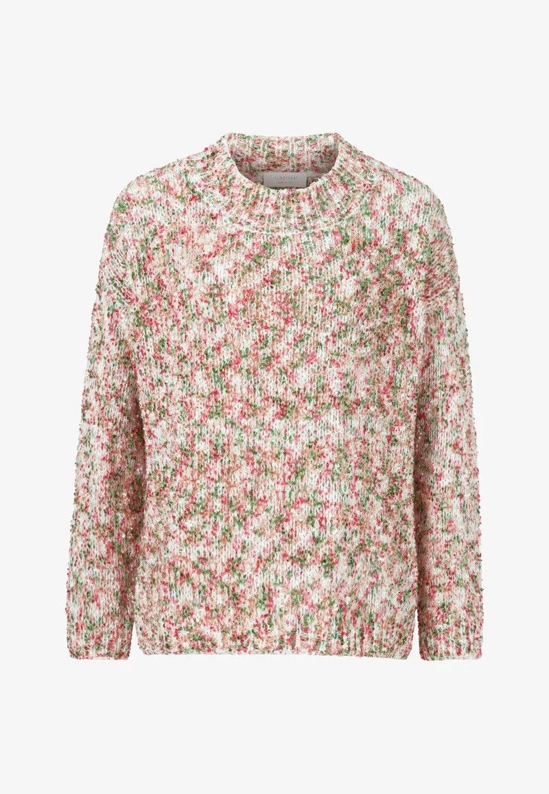 If Six Was Nine Rich Royal Sweater Made in Italy Floral Knit Crew Neck Size M / US 6-8 / IT 42-44 - 1 Thumbnail