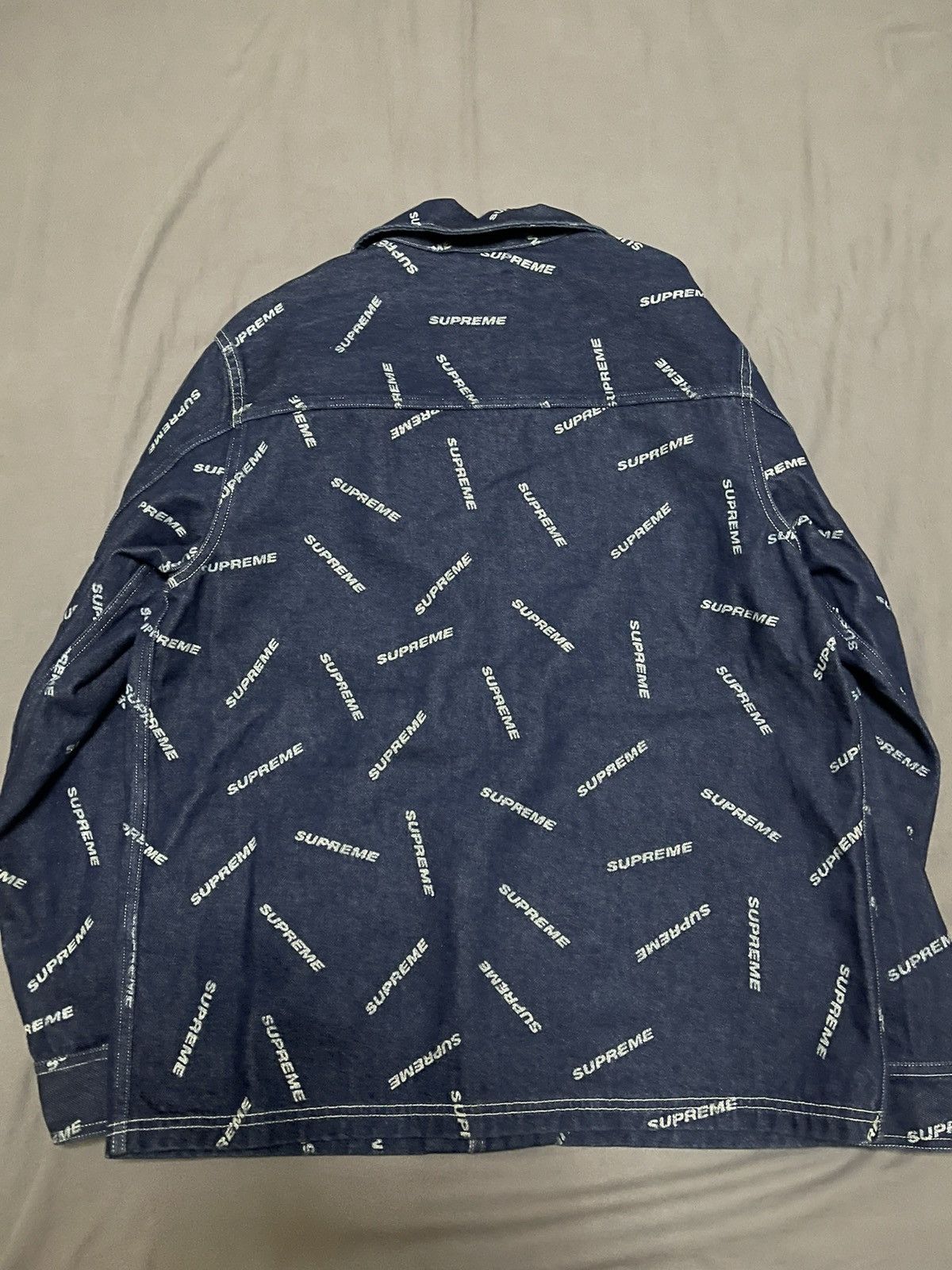 Supreme Supreme 17ss denim chore coat jacket Grailed