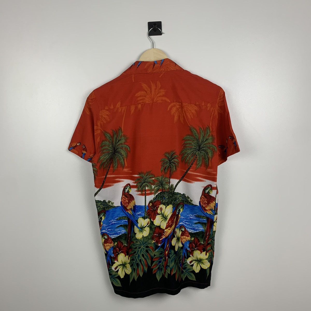 Vintage Run & Fly Crazy Floral Hawaiian Shirt Vintage Y2K Designer Size US S / EU 44-46 / 1 - 5 Thumbnail
