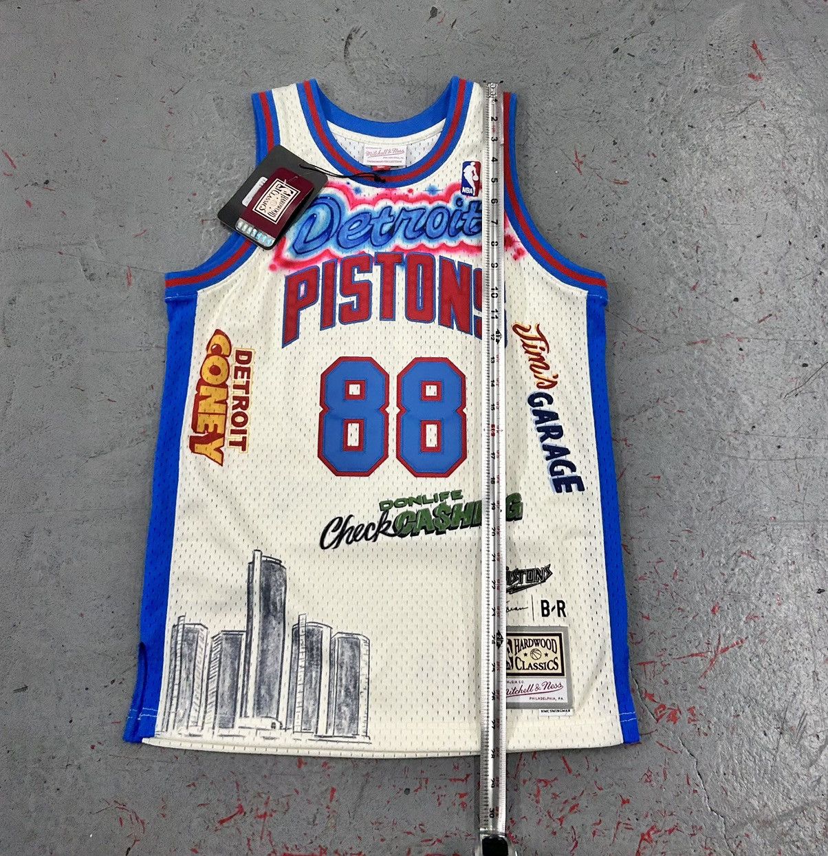 Mitchell & Ness Authentic Mitchell&Ness Big Sean Pistons Jersey Size S NEW Size US S / EU 44-46 / 1 - 15 Thumbnail
