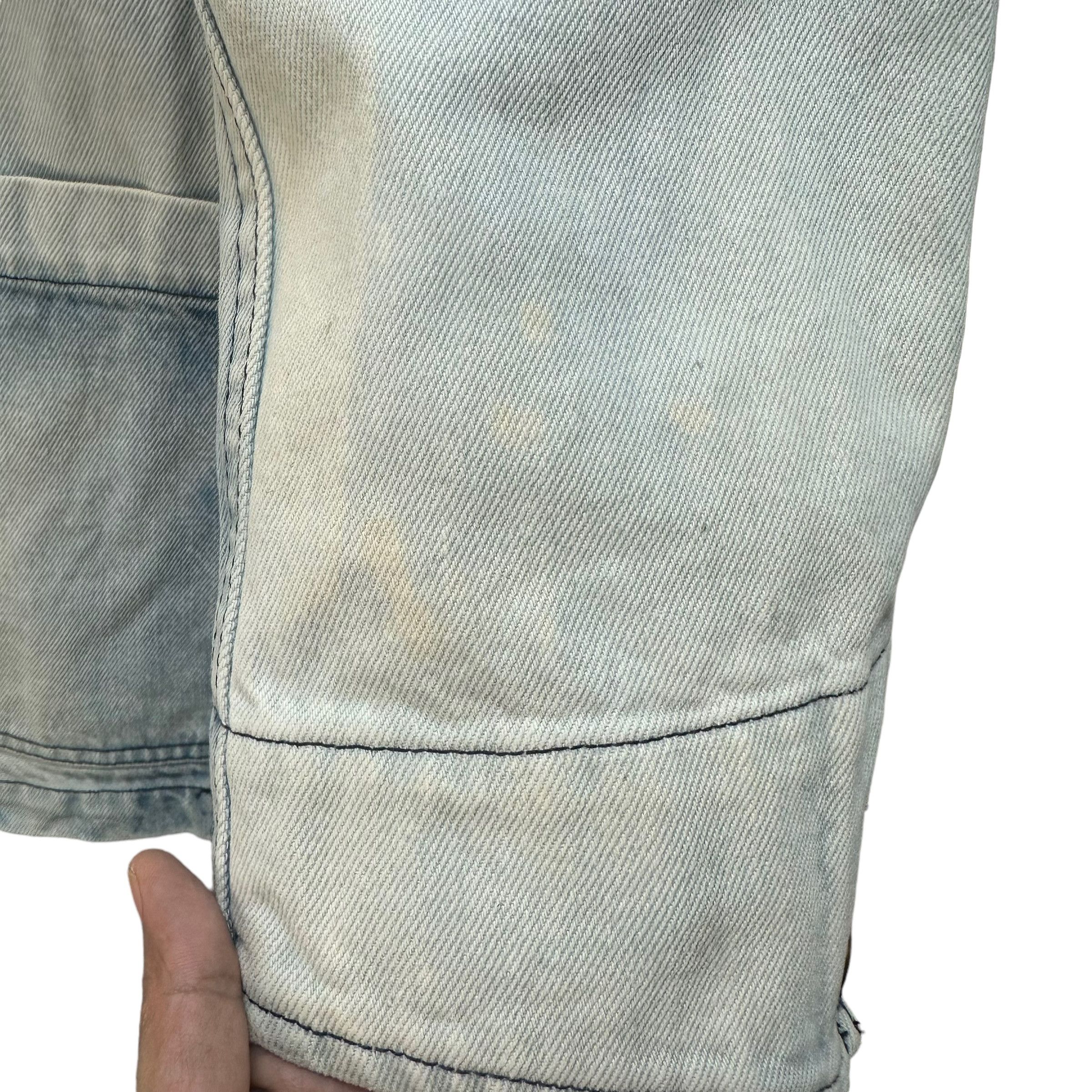 Vintage Valentino Garavani Jeans Washed Denim Casual Jacket #A7-0173 Size US M / EU 48-50 / 2 - 8 Thumbnail