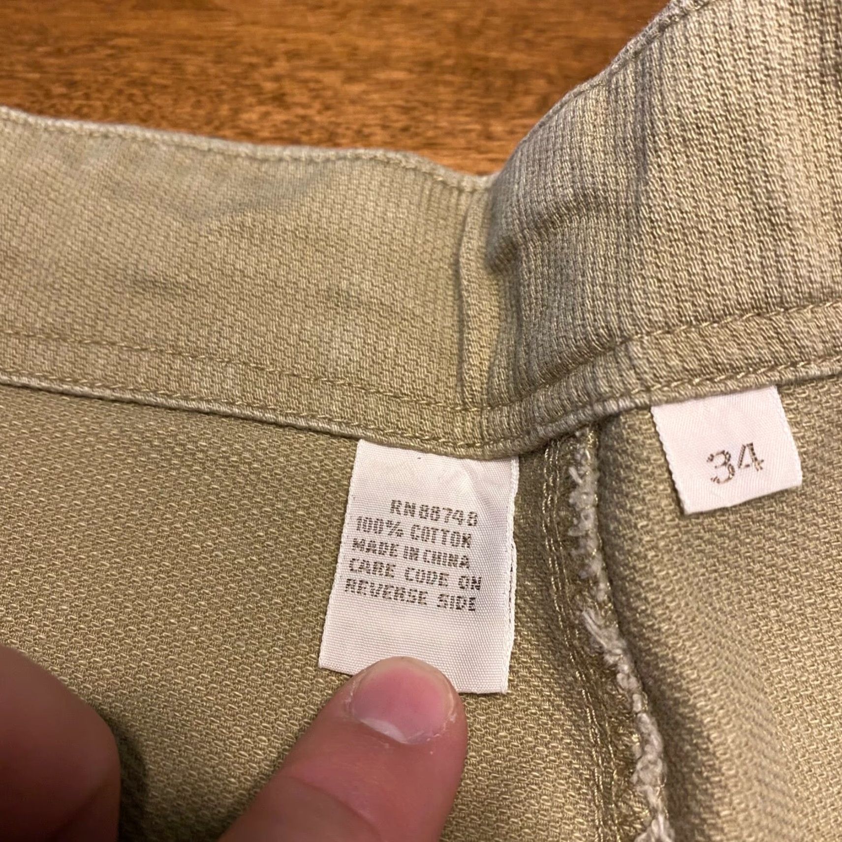 The Territory Ahead Territory Ahead Shorts Mens 34 Brown Cargo Chino Khaki 8" Belted Hiking Casual Sports Outdoor Belted Pockets 5-Pocket Regular Cotton Size US 34 / EU 50 - 2 Thumbnail