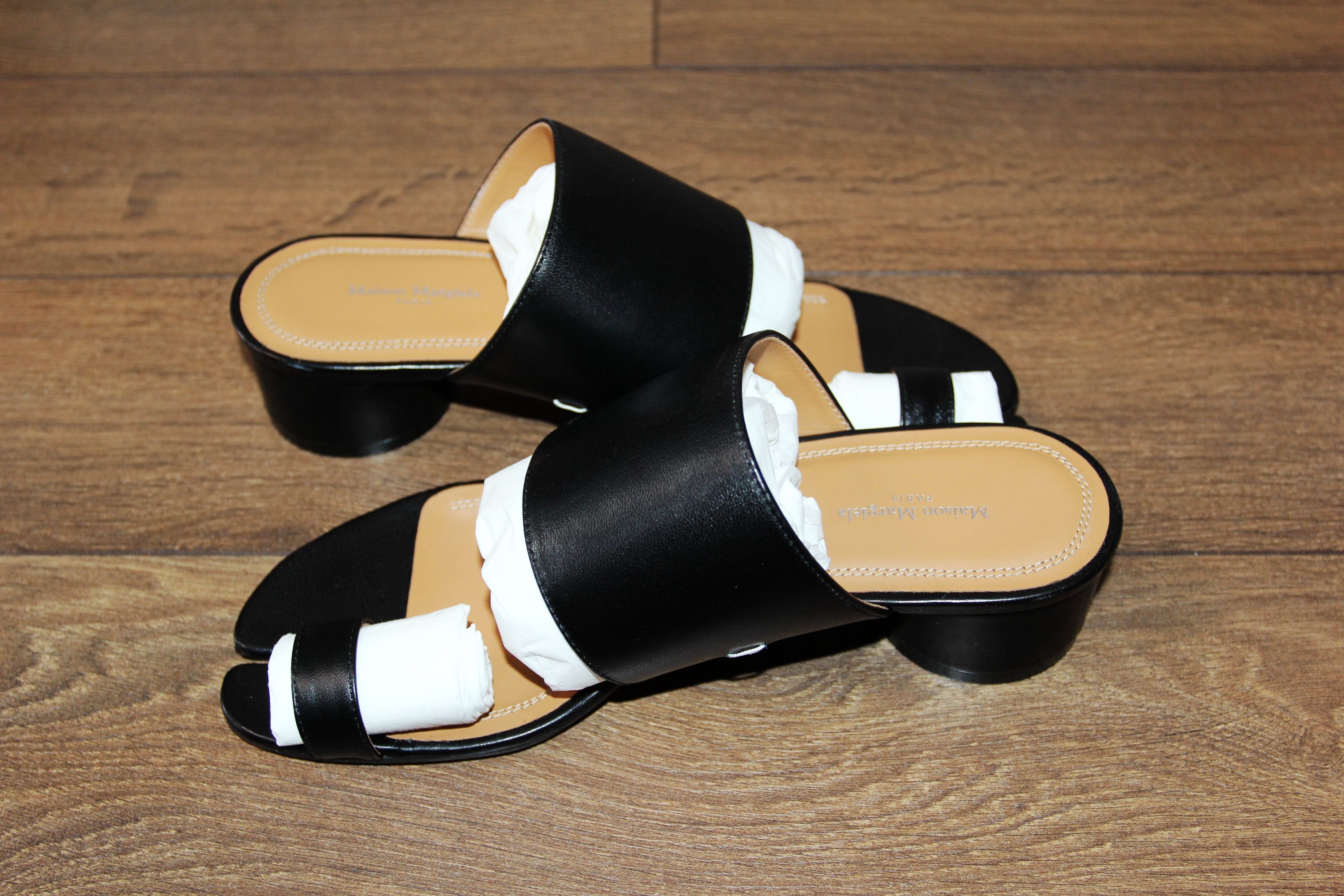 Maison Margiela BNWT SS23 MAISON MARGIELA CUT OUT HEELED MULES 38.5 Size US 8.5 / IT 38.5 - 3 Thumbnail