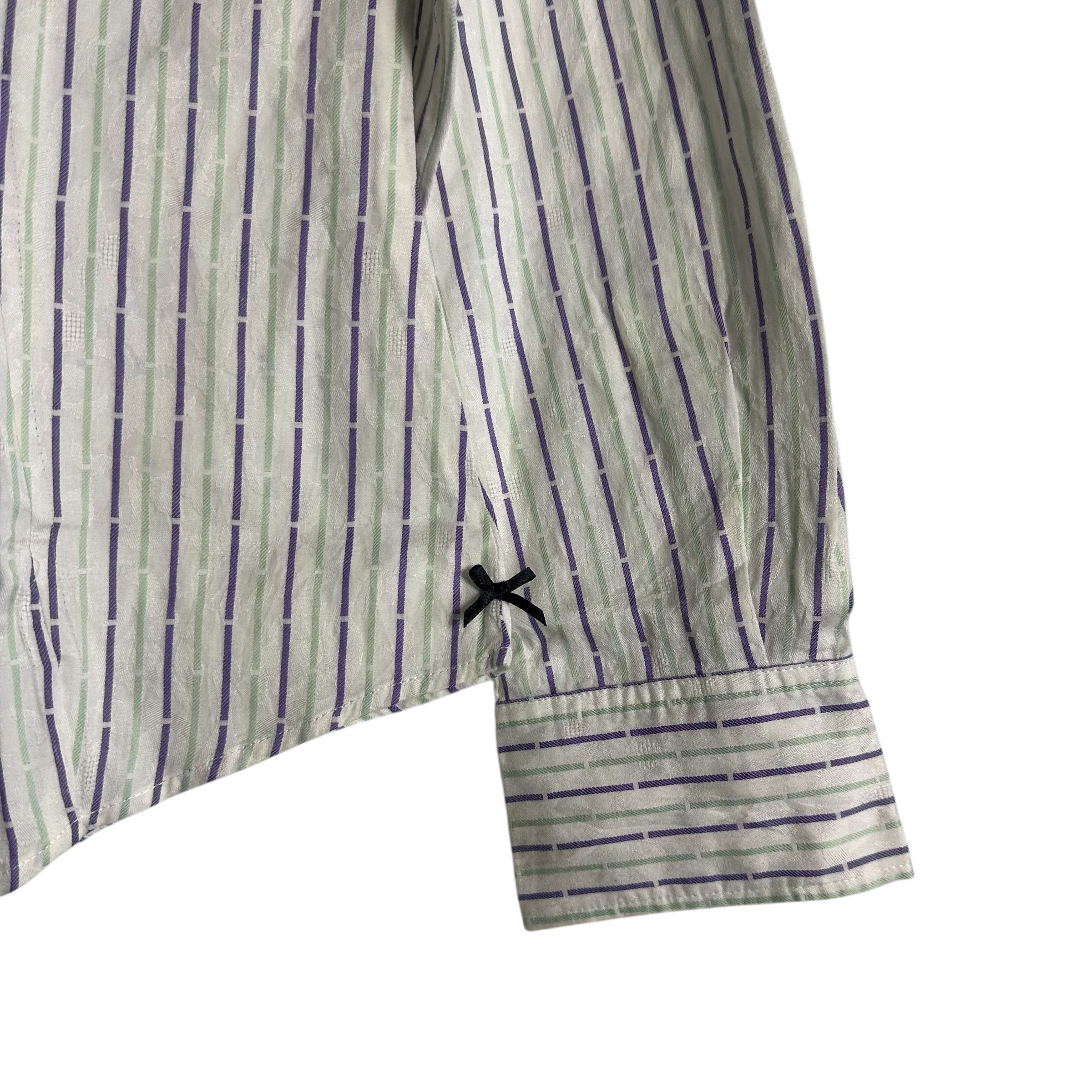 Paul Smith 🔥RARE🔥Paul Smith Black Label Stripes Button Up Shirt Size S / US 4 / IT 40 - 4 Thumbnail