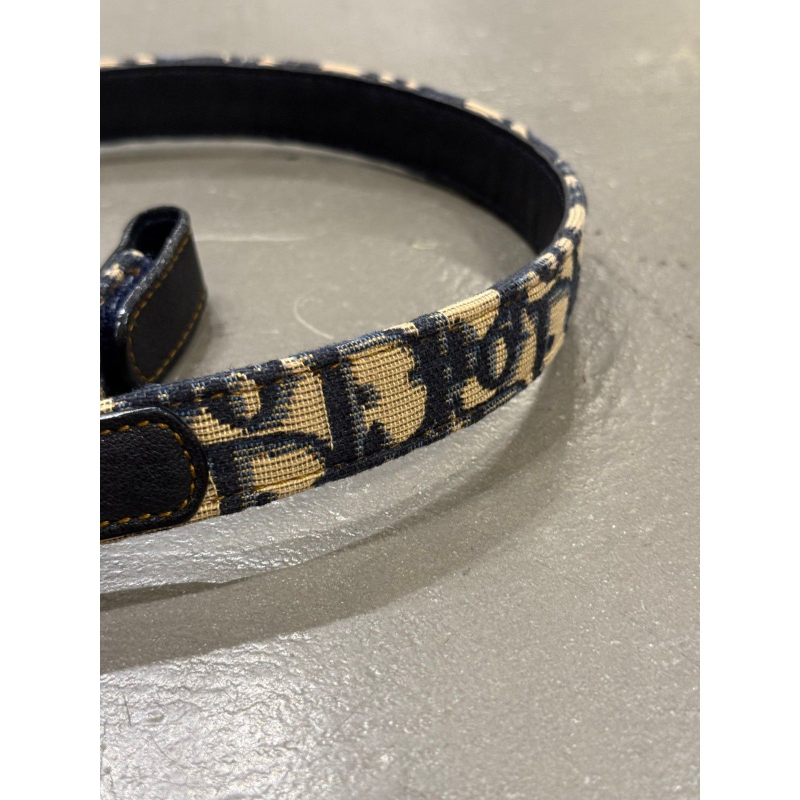Dior 2000s Christian Dior by Galliano monogram belt Size ONE SIZE - 5 Thumbnail