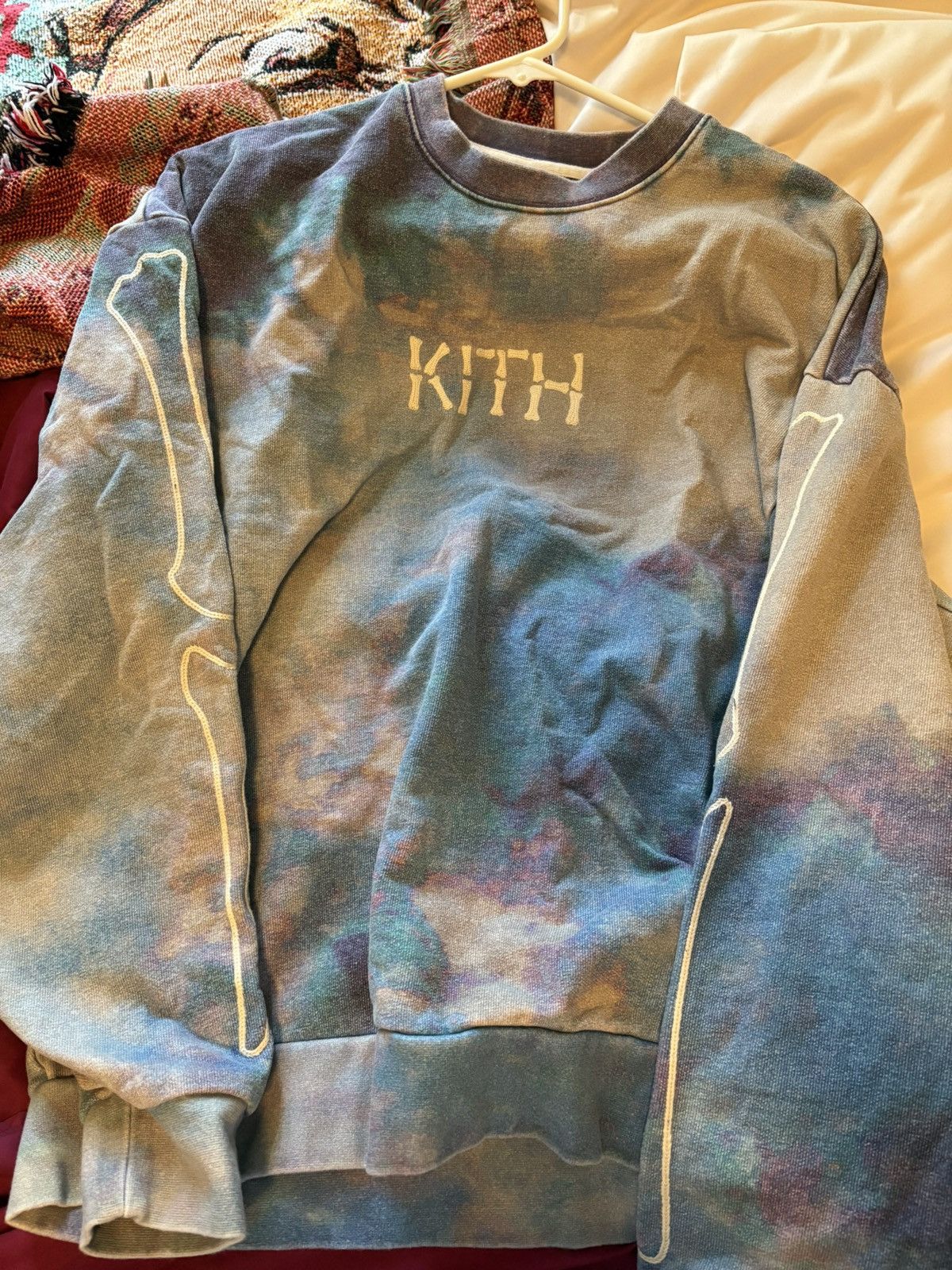 【KITH】Treats Skeleton Nelson Crewneck Kith Treats Skeleton Nelson Crewneck Passion Tie Dye Small