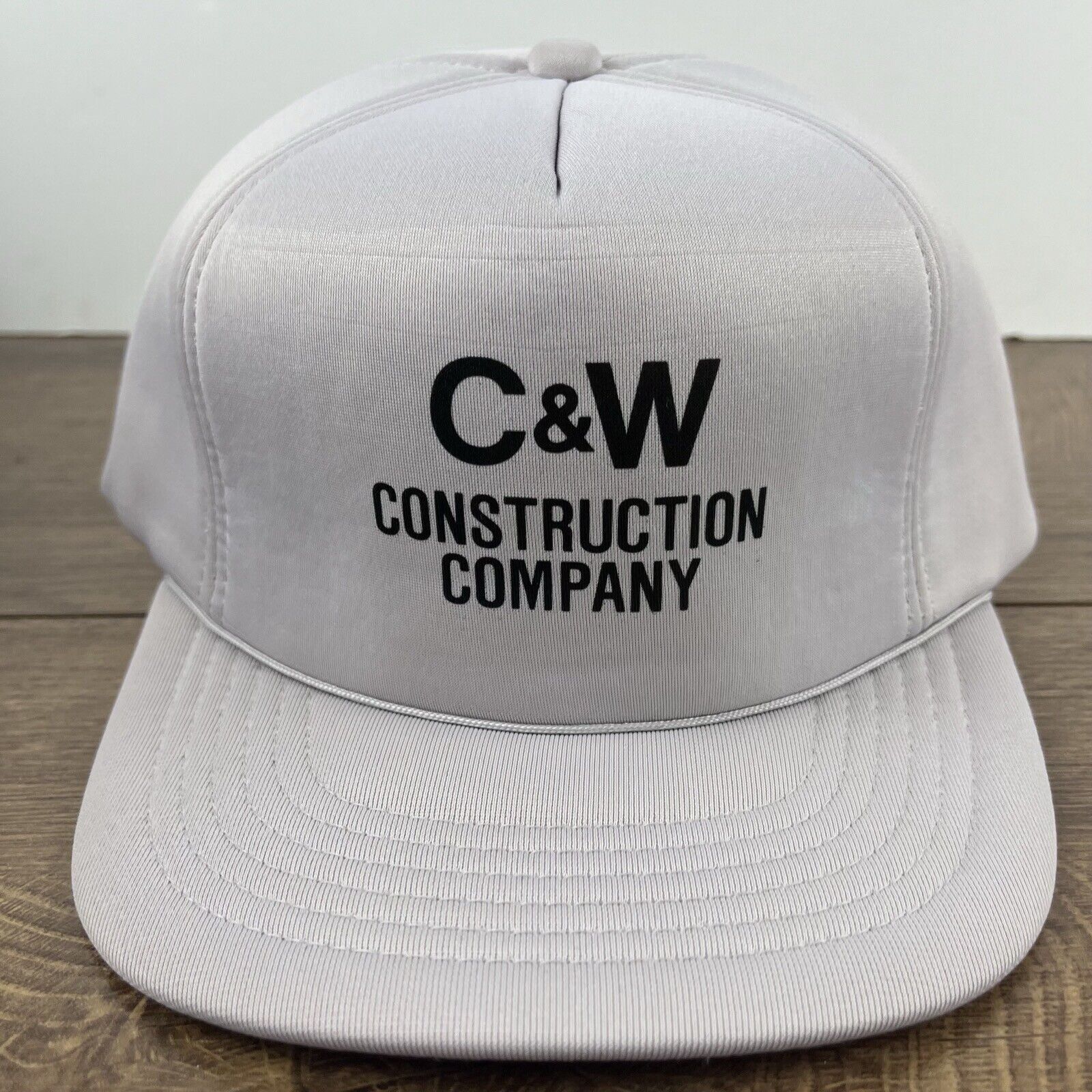 Other C&W Construction Company Hat Gray Cap Snapback Adjustable Gr Size ONE SIZE - 6 Thumbnail
