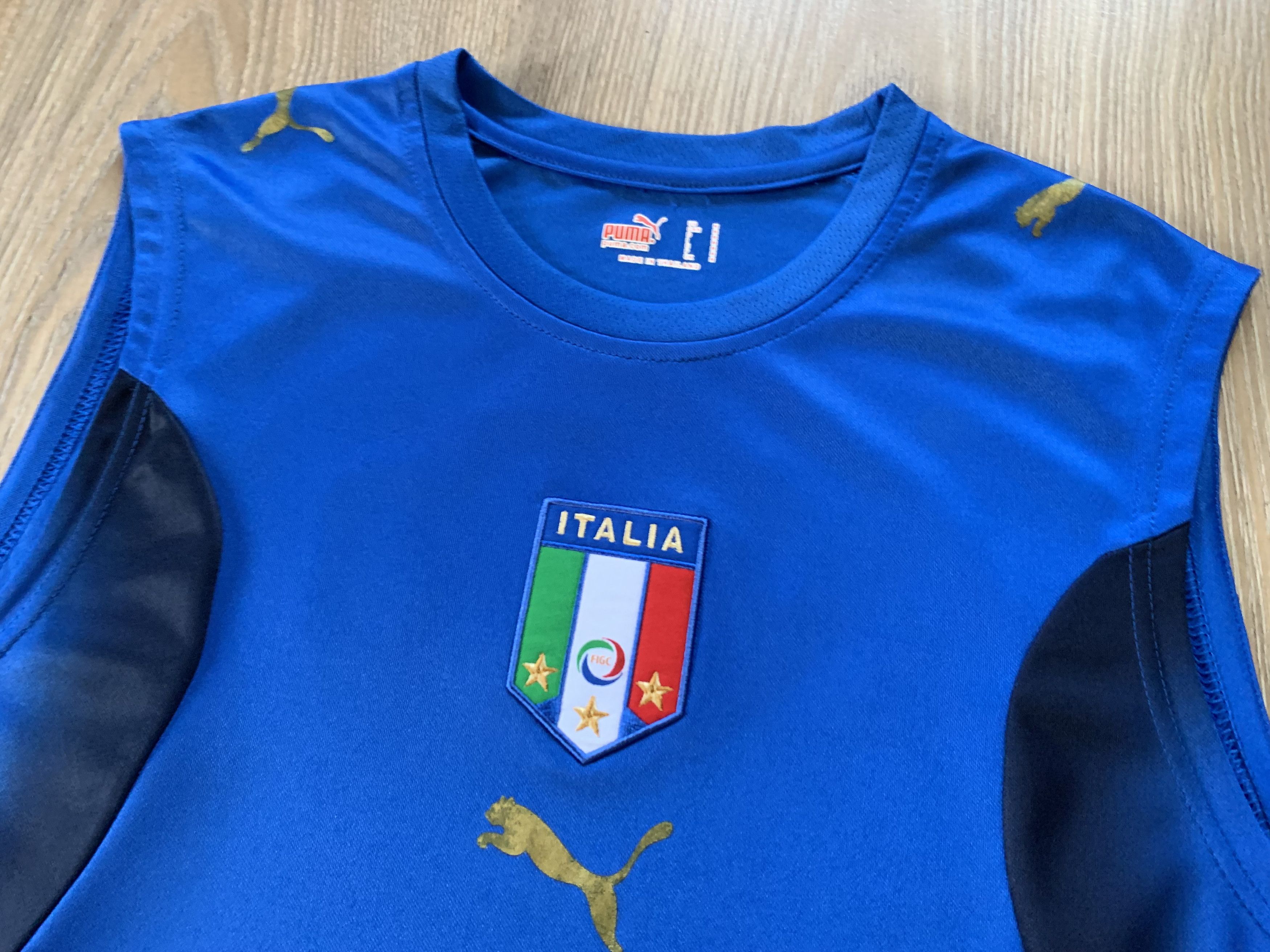 Puma Vintage Puma Italia Sleeveless Training T-Shirt Size US M / EU 48-50 / 2 - 5 Thumbnail