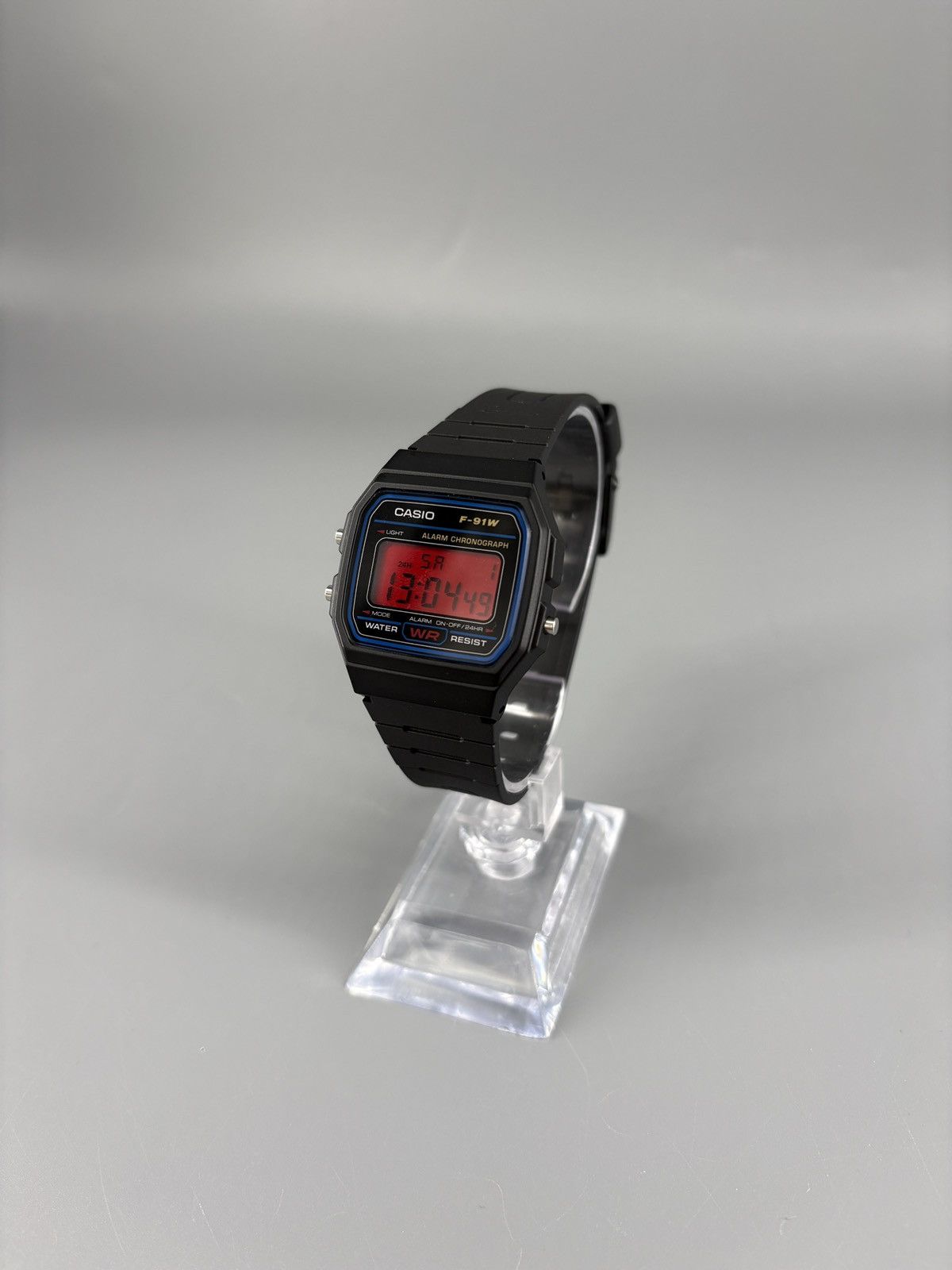 Casio Casio F-91W Red Word Time illuminator Digital Watch Mod Size ONE SIZE - 3 Thumbnail
