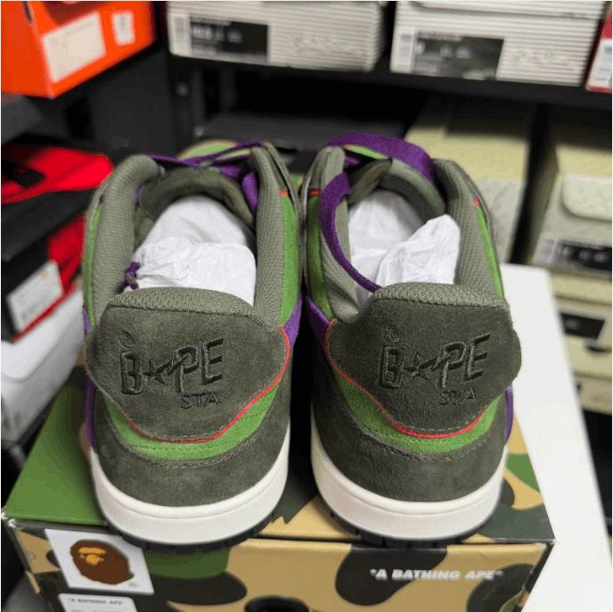 Bape Casual high top sports shoes Size US 13 / EU 46 - 4 Thumbnail