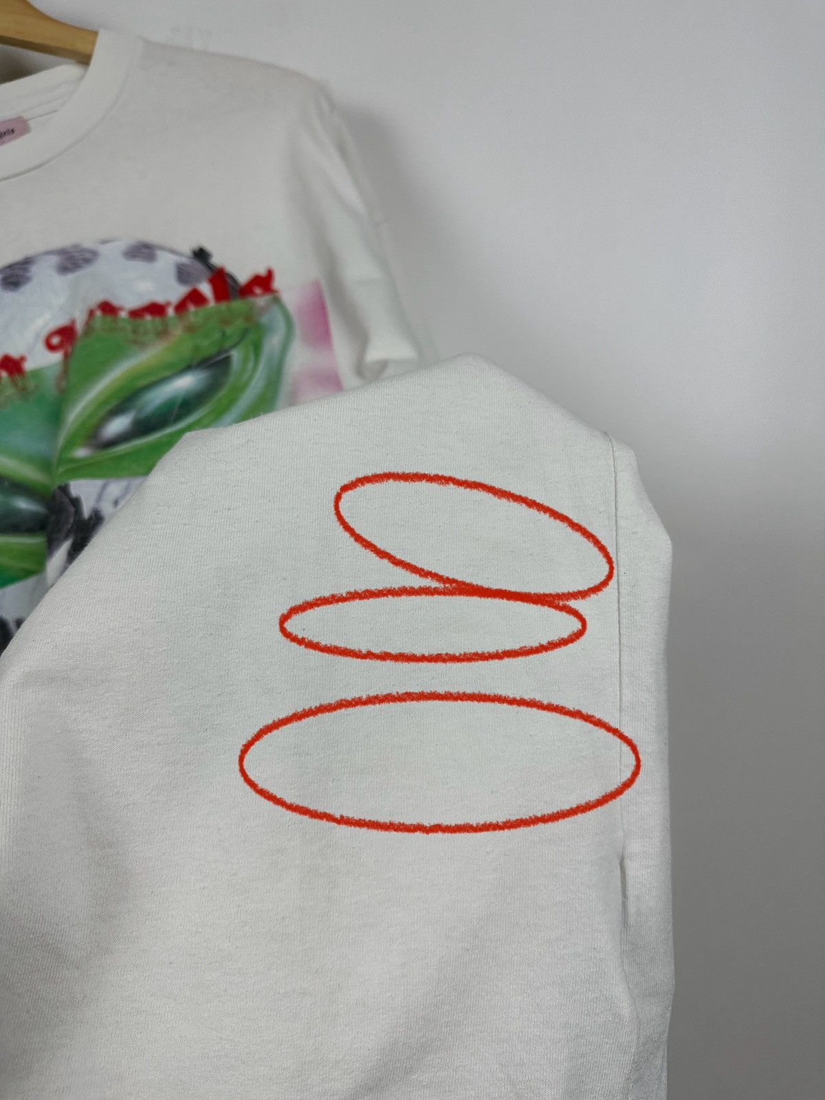 Palm Angels Palm Angels Alien White T-Shirt Size US L / EU 52-54 / 3 - 22 Thumbnail