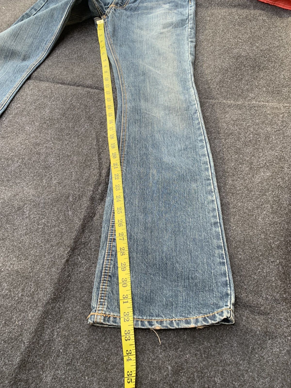 Japanese Brand Rare Semi Flare Back Rush Jeans | Iconic Look Size US 30 / EU 46 - 9 Thumbnail