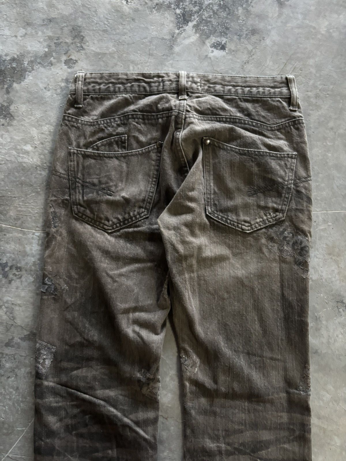 JACKROSE JACK ROSE LUV MAISON flare poem newspaper punk gothic grunge Size US 30 / EU 46 - 14 Thumbnail