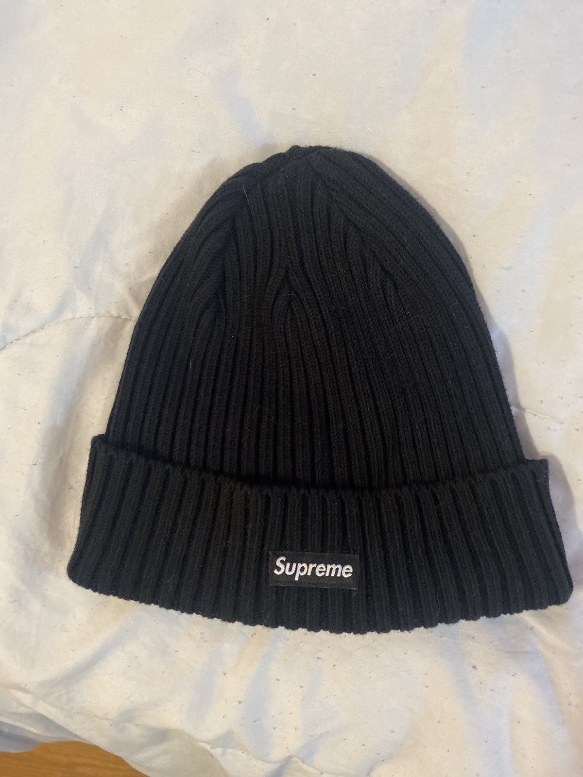 Supreme supreme overdyed beanie black | Grailed