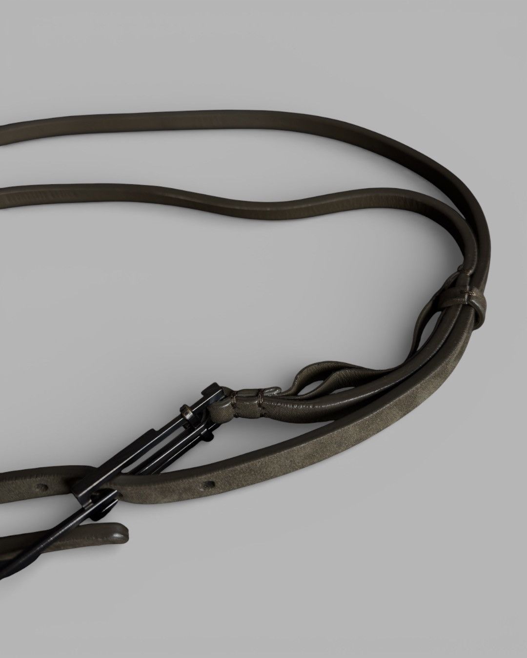 Haider Ackermann Haider Ackermann Double Wrap Thin Designer Leather Belt Size ONE SIZE - 18 Thumbnail