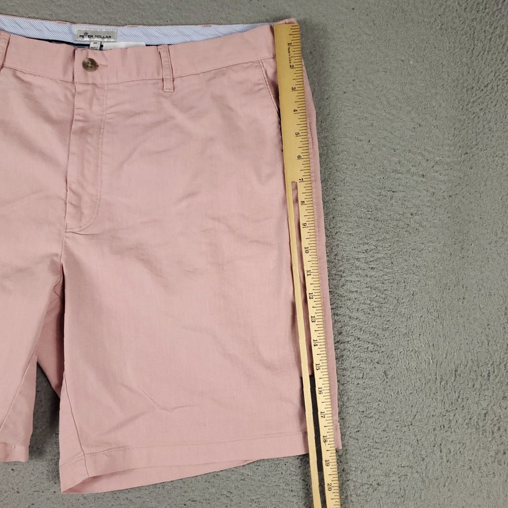 Peter Millar Peter Millar Shorts Mens Size 38 Pink Golf Flat Front Casual Chino Size US 38 / EU 54 - 5 Thumbnail
