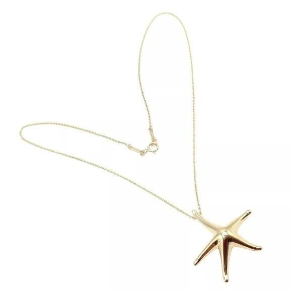 Tiffany & Co. Tiffany & Co 18k Yellow Gold Large Starfish Pendant Necklace Size ONE SIZE - 3 Thumbnail