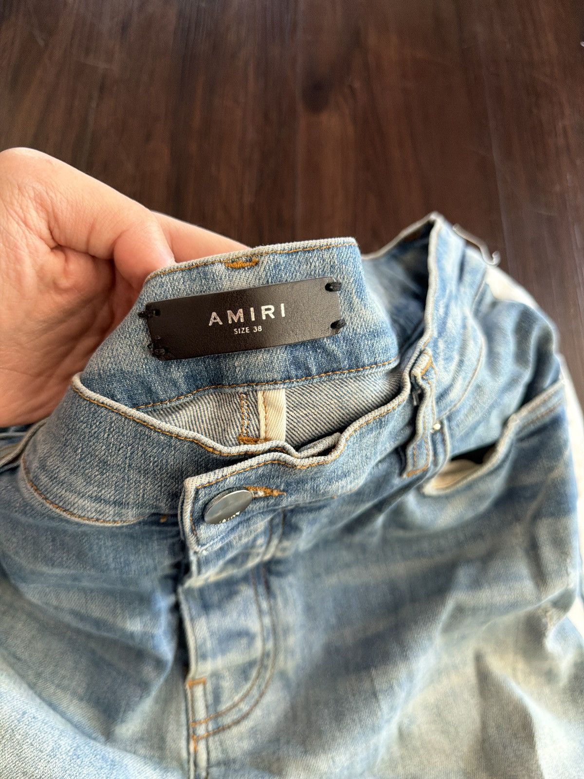 Amiri Amiri Striped Light Blue Jeans Size US 38 / EU 54 - 3 Thumbnail