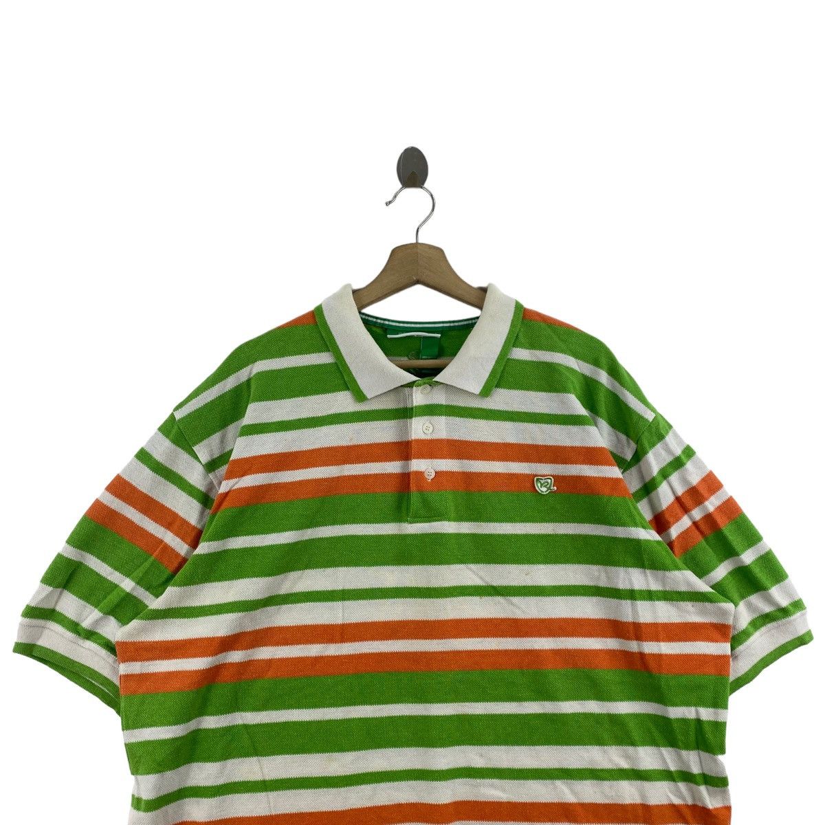 Rocawear ROCAWEAR Hip Hop Swag Button Up Collar Multi Color Stripes Size US XXL / EU 58 / 5 - 2 Thumbnail