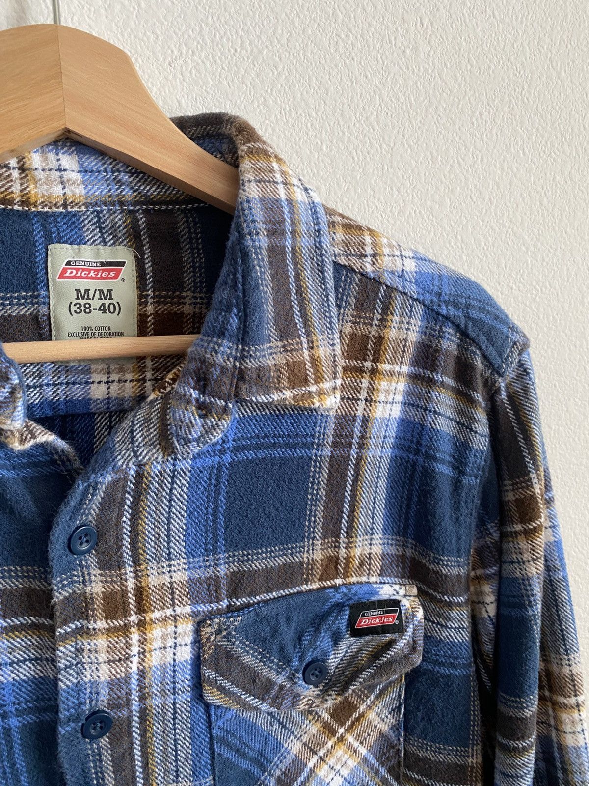 Dickies Dickies Flannel Work Wear Button Up Shirt Size US M / EU 48-50 / 2 - 3 Thumbnail