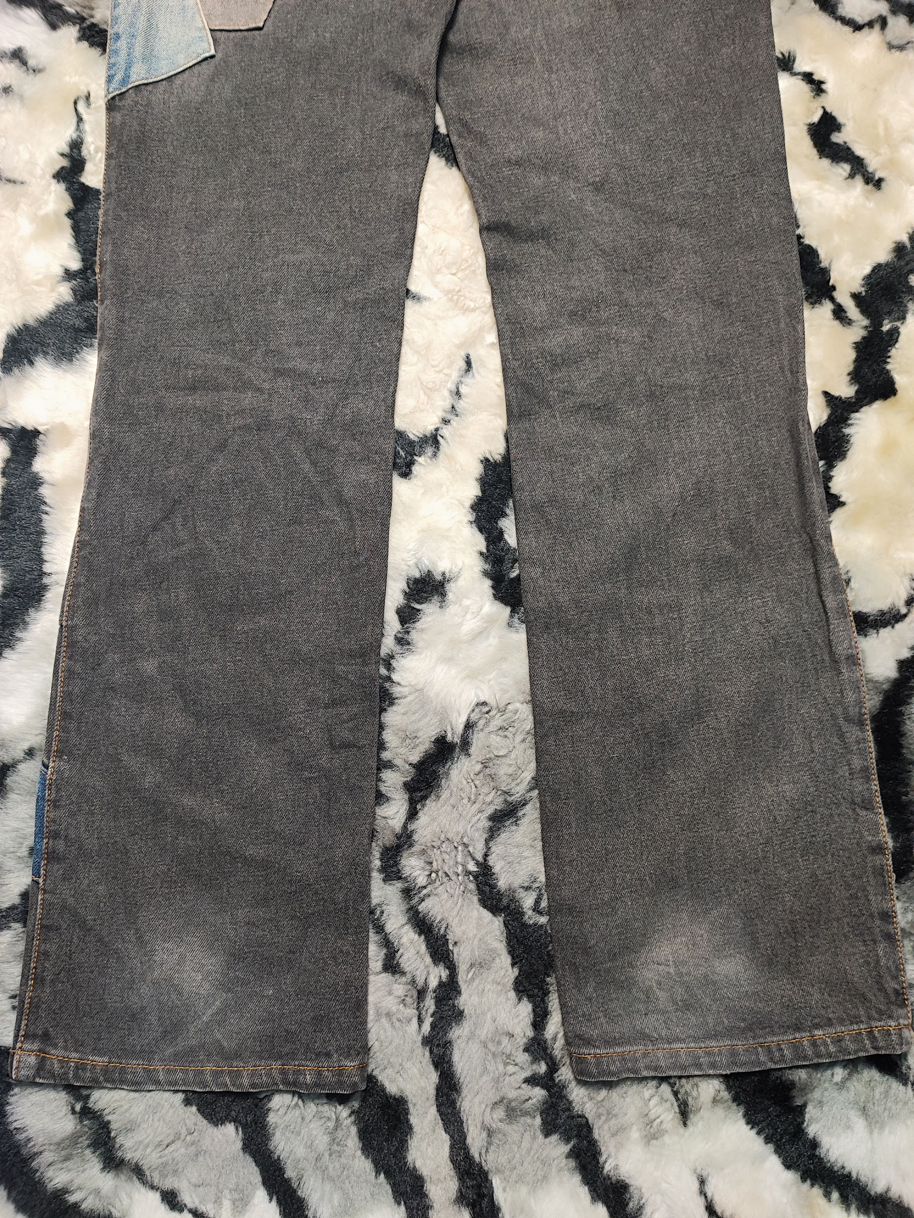 Japanese Brand Morgan Homme Patch Work Denim Size US 32 / EU 48 - 15 Thumbnail