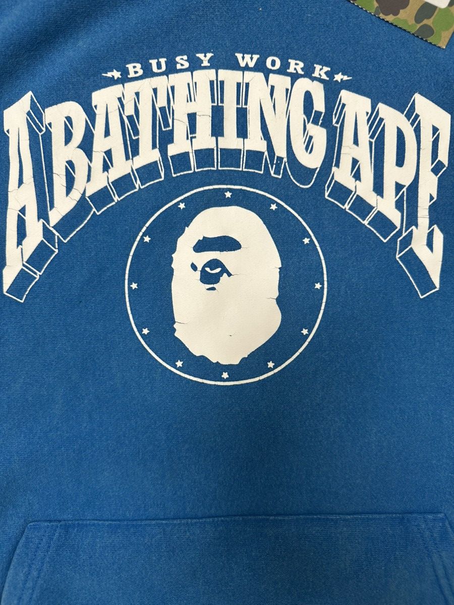 Bape Bape blue hoodie Size US XXL / EU 58 / 5 - 4 Thumbnail