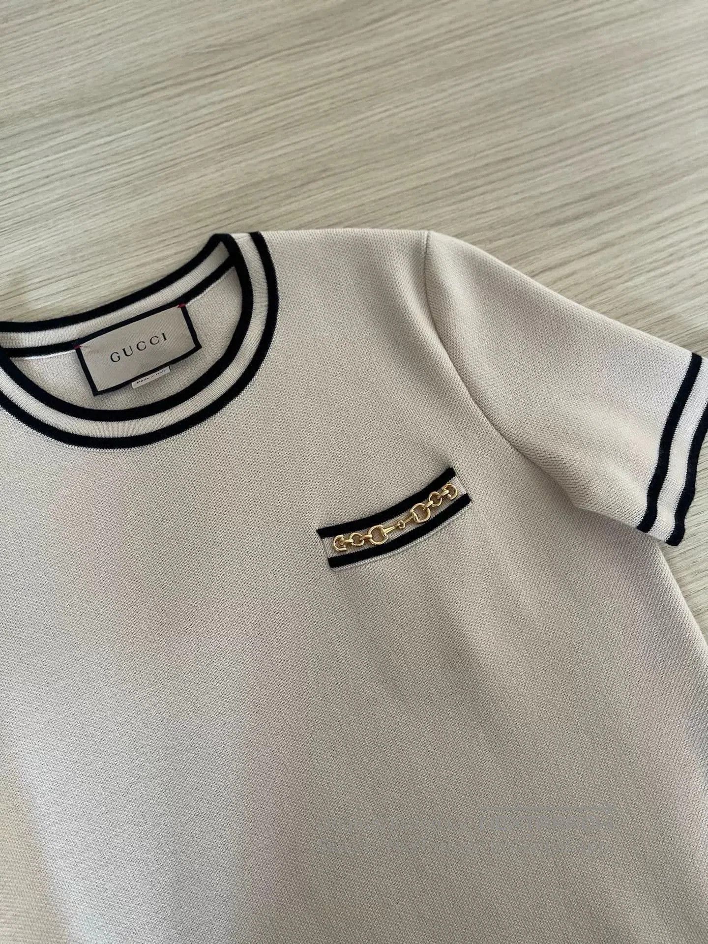 Gucci Gucci Black White Chain Dress S. Size US S / EU 44-46 / 1 - 4 Thumbnail