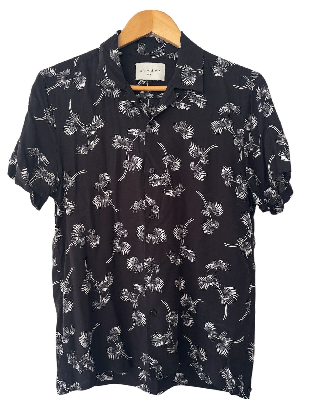 Sandro Sandro Retro Palm Tree Shirt Size US L / EU 52-54 / 3 - 1 Thumbnail