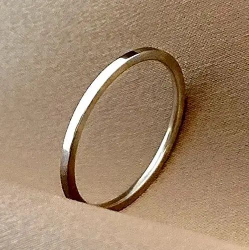 Other Retro Rare Stainless Steel Tiny Finger's Rings Size ONE SIZE - 4 Thumbnail