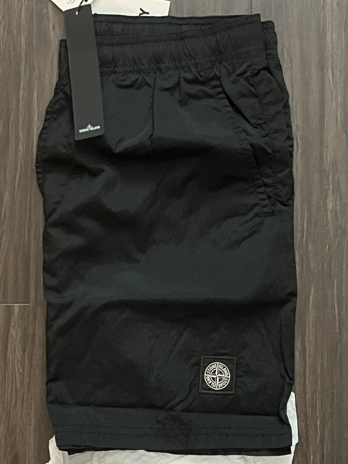 Stone Island Stone Island Metal Nylon Shorts Black L Size US 33 - 3 Thumbnail
