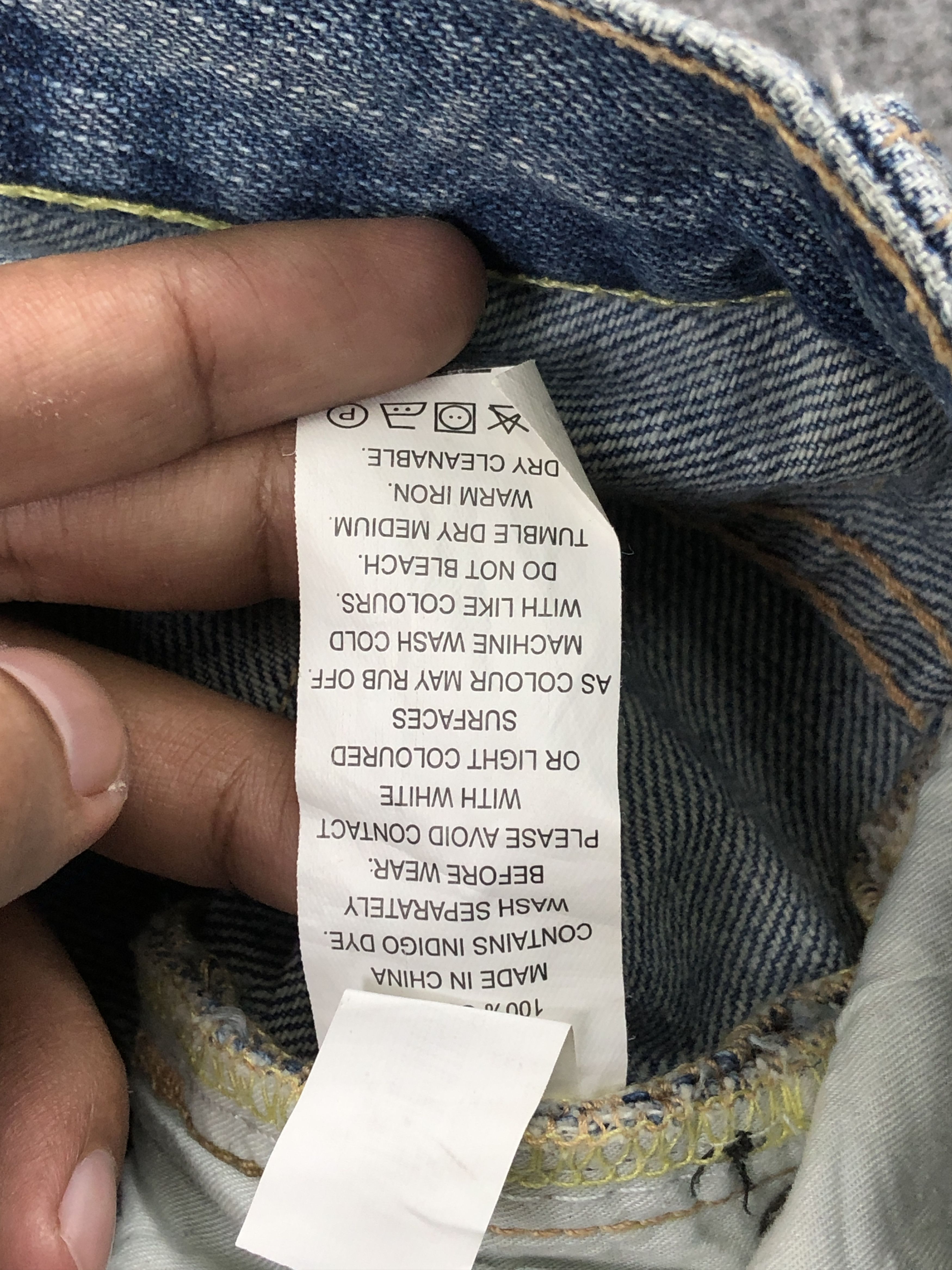 If Six Was Nine Vintage Japanese Brand Distressed Bootcut Jeans DP2482 Size US 33 - 7 Thumbnail