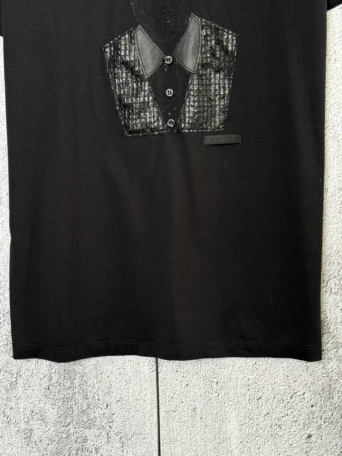 Prada Prada Black Appliqué Portrait T-Shirt Patchwork Face Tee Size US L / EU 52-54 / 3 - 5 Thumbnail