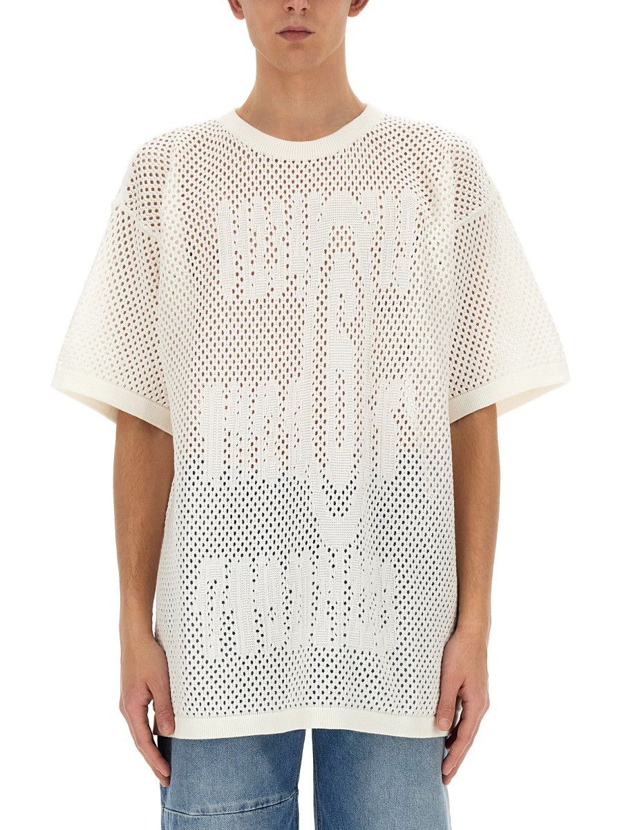 MM6 MM6 T-SHIRT WITH LOGO - BLACK Size US M / EU 48-50 / 2 - 1 Thumbnail