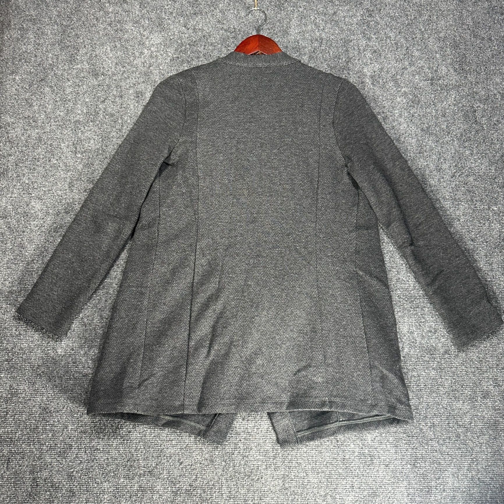 Banana Republic Banana Republic Cardigan Sweater Women XS Gray Cotton Blend Open Pockets Knit V-Neck Cardigan Size XS / US 0-2 / IT 36-38 - 6 Thumbnail