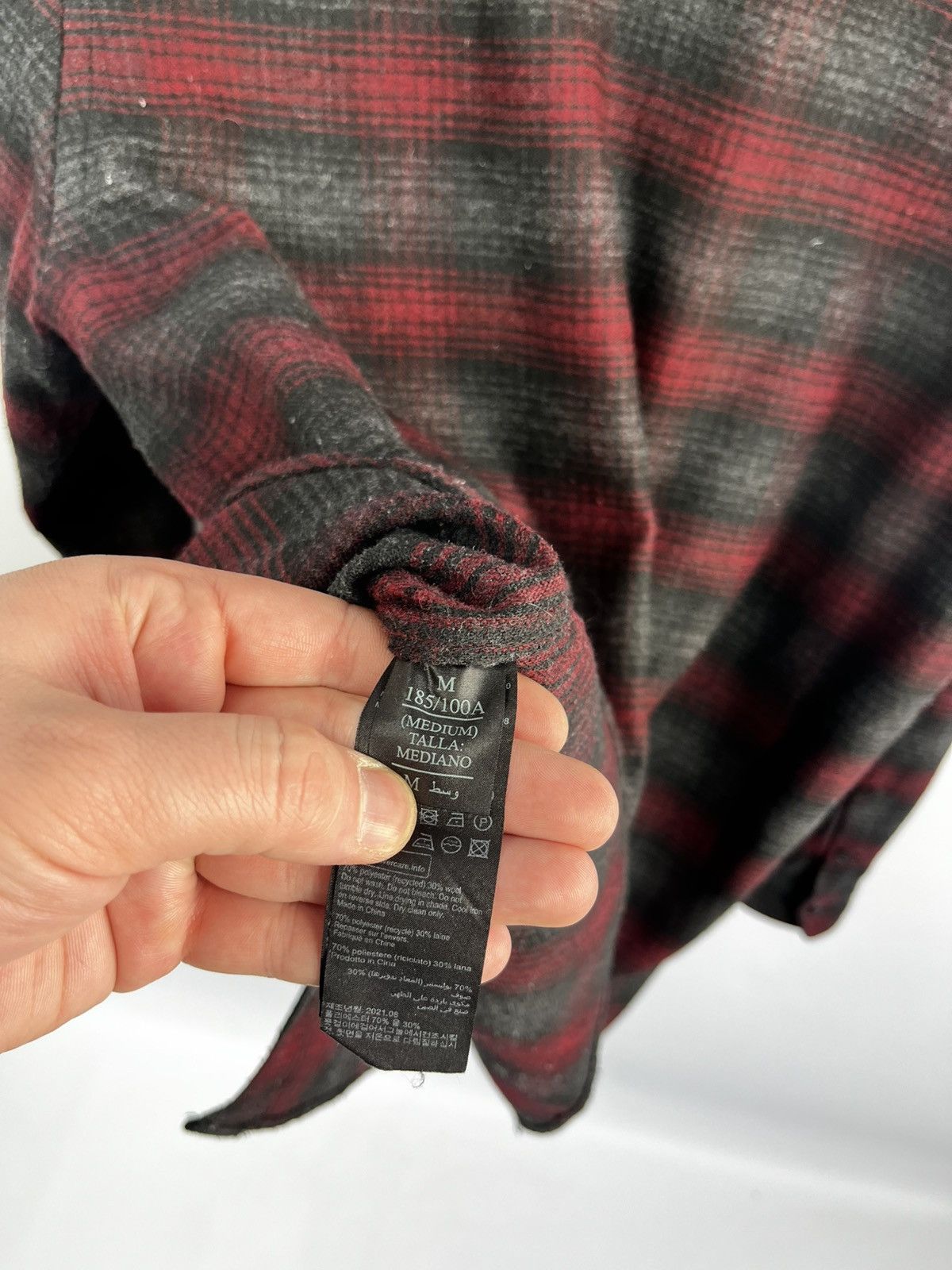 Allsaints ALLSAINTS Newhalen Yarn Dyed Check Relaxed Fit Button Down Size US M / EU 48-50 / 2 - 11 Thumbnail