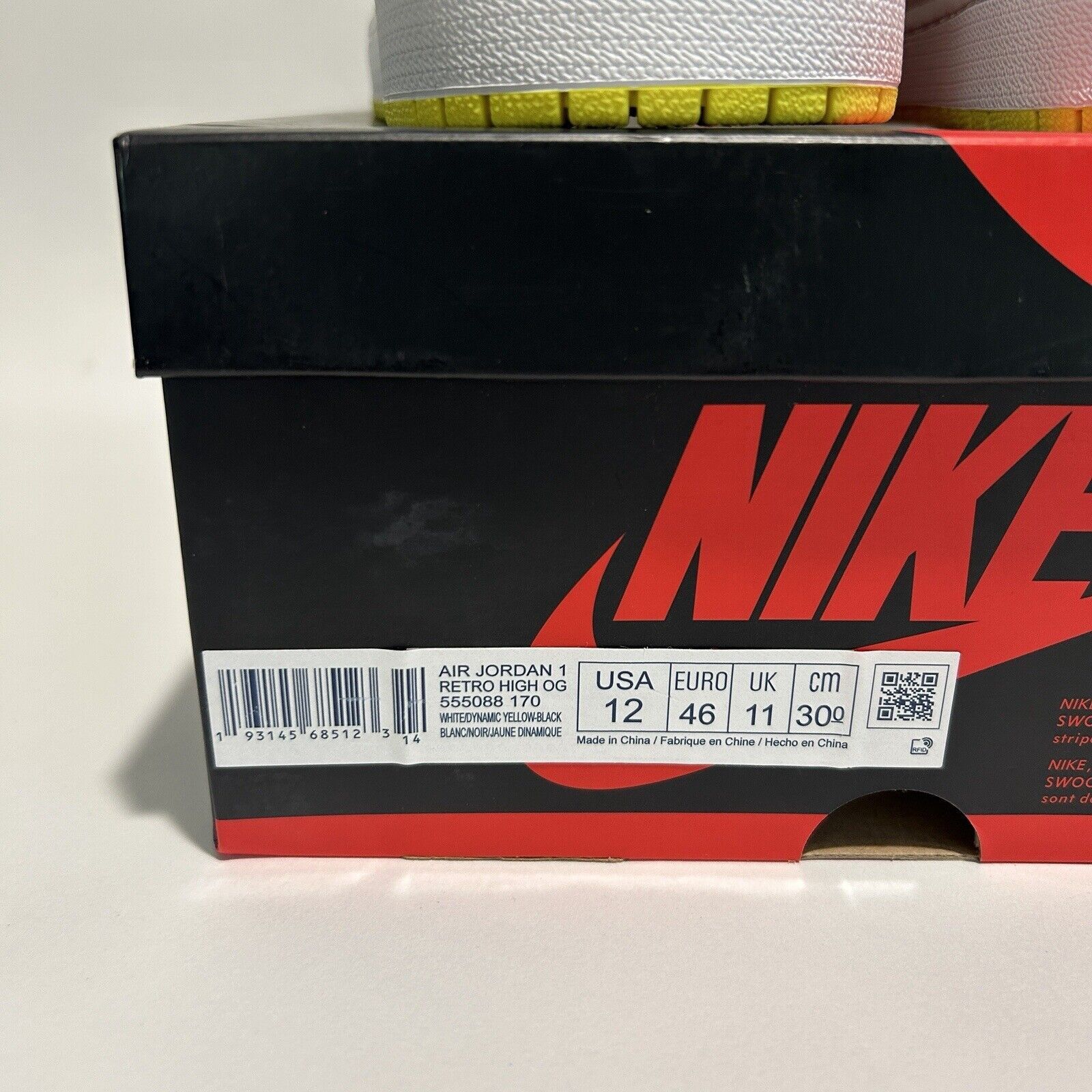 Nike Nike Air Jordan 1 High OG “First Class Flight” 2019 Size US 12 / EU 45 - 5 Thumbnail