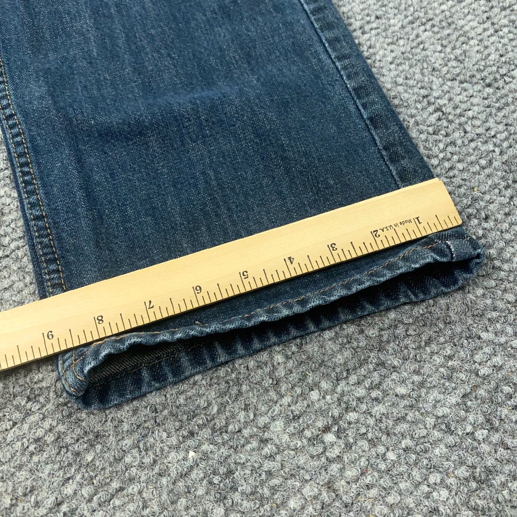 Levi's Levi's 505 Jeans Mens Blue 38x31 Straight Regular 5-Pocket Design Denim Cotton Vintage No Size US 38 / EU 54 - 5 Thumbnail