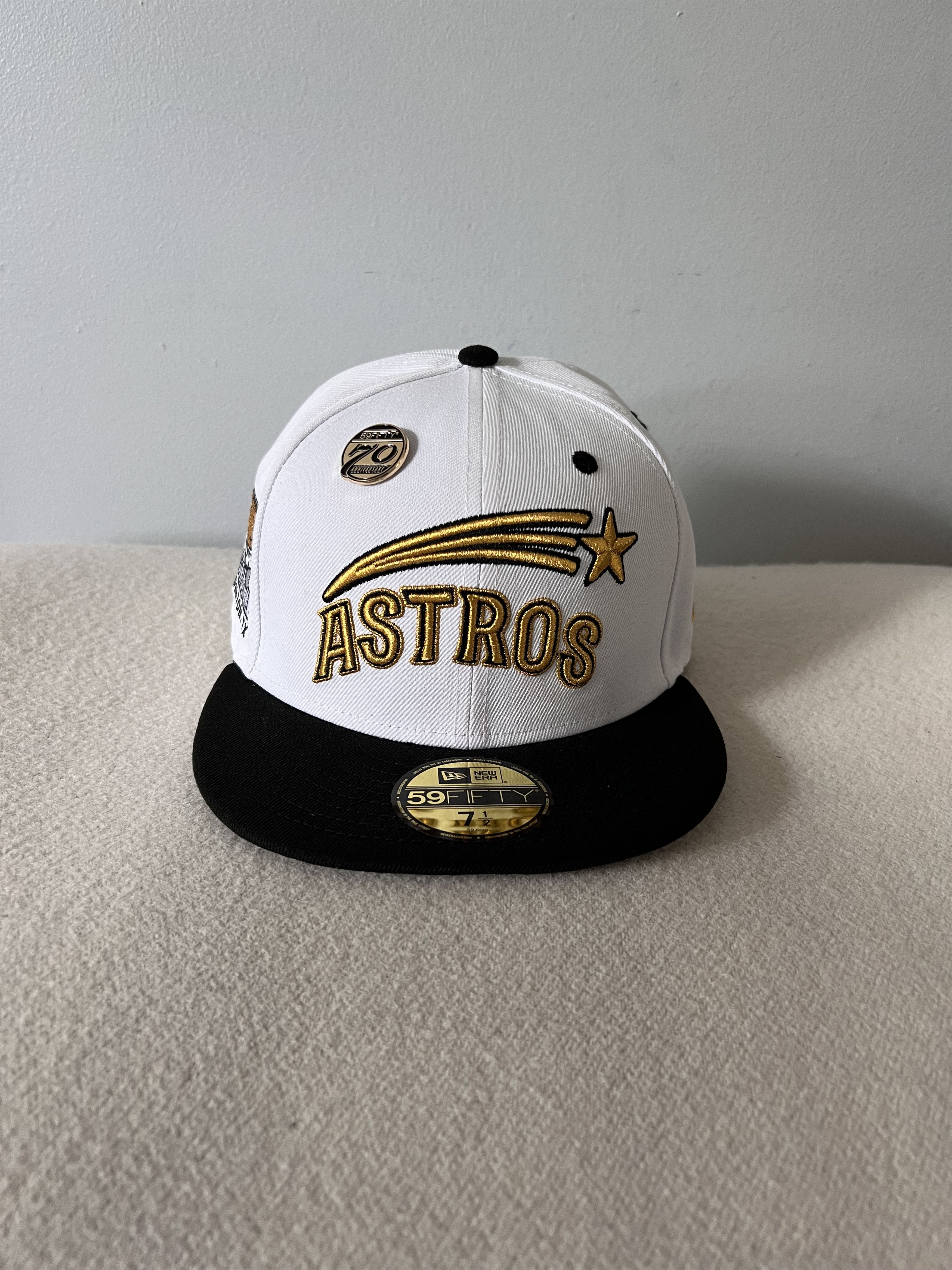 MLB 7 1/2 New Era 5950 Day Houston Astros Astrodome Fitted Hat Size ONE SIZE - 1 Thumbnail