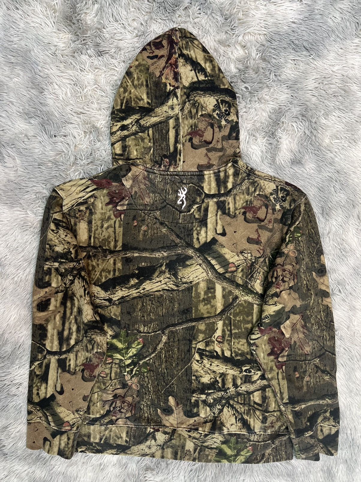 Browning For Her Green/Pink Camo Long Sleeve Hoodie