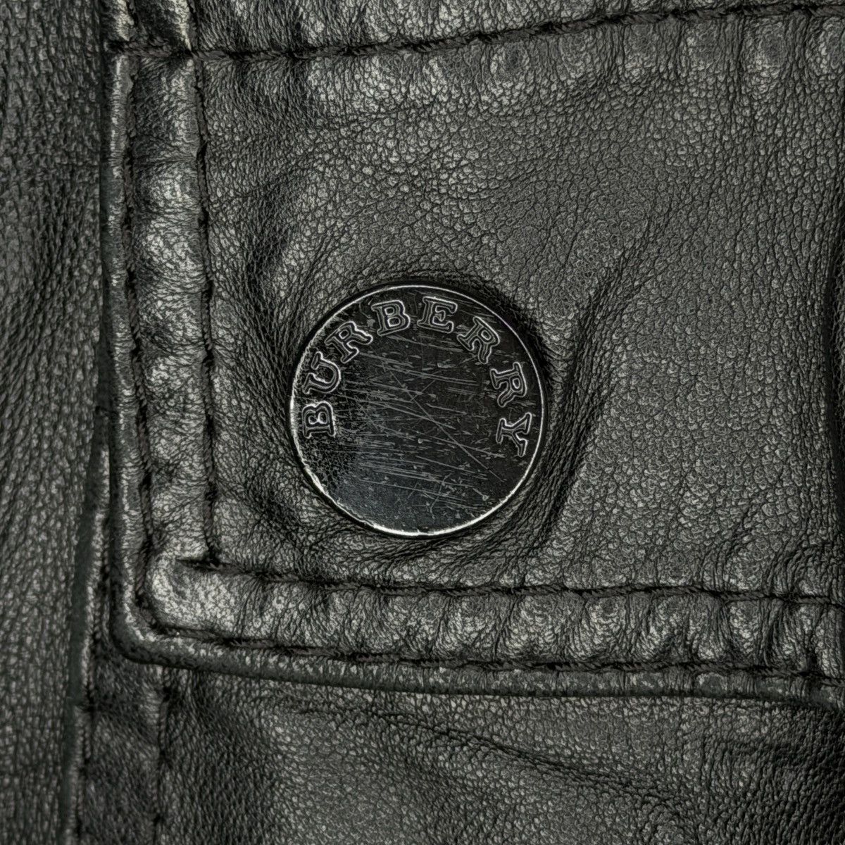Burberry Burberry Leather Wool Jacket Bomber Flight Vintage Archive Size US L / EU 52-54 / 3 - 6 Thumbnail