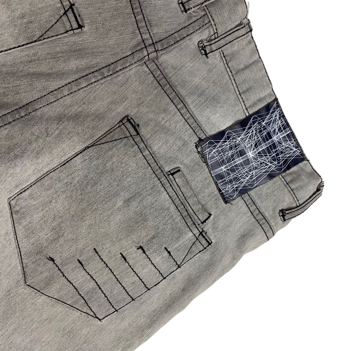 Japanese Brand Distressed Patchwork JPPEG stretcable denim Size US 33 - 8 Thumbnail