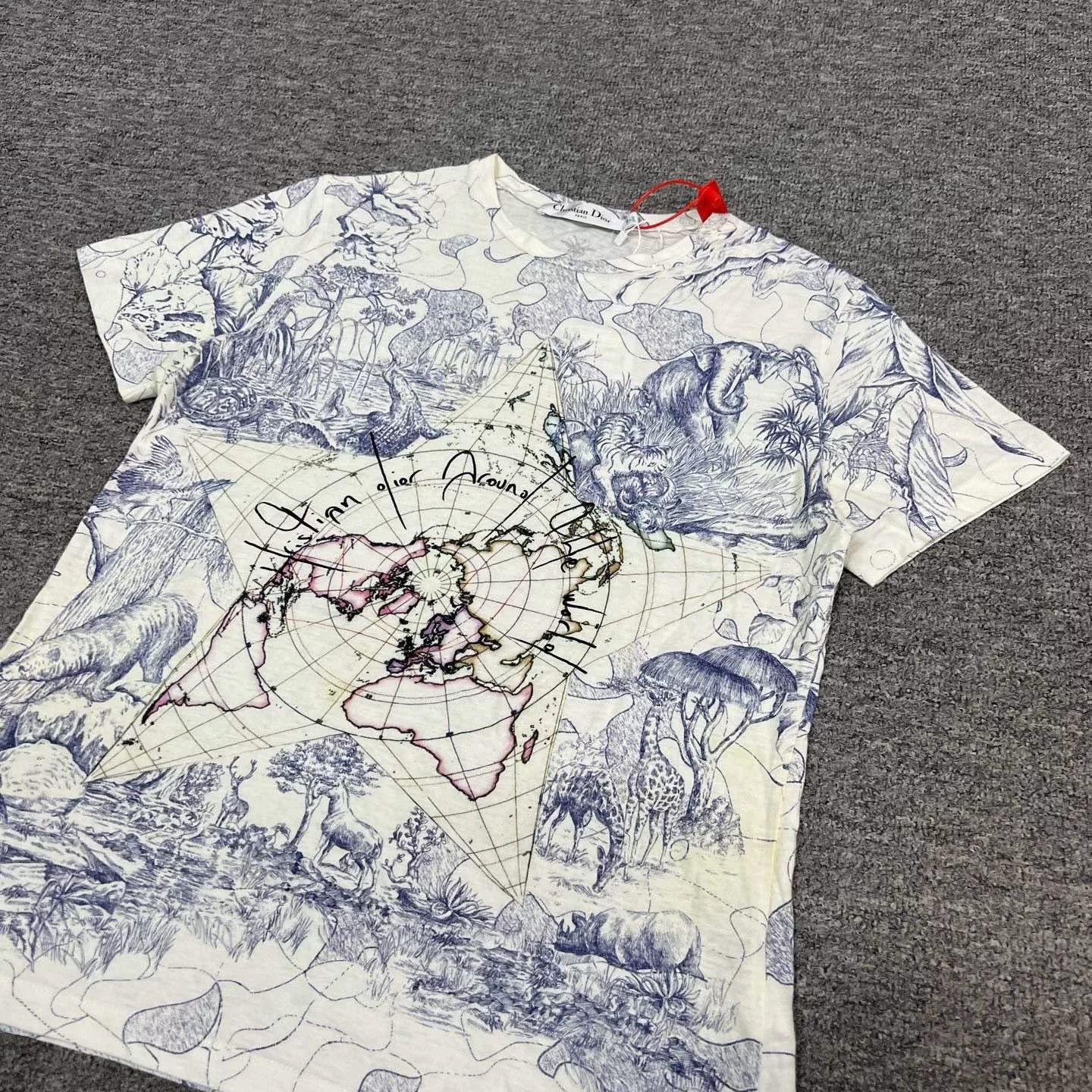 Dior DIOR Earth Series Short-Sleeve T-Shirt Size US S / EU 44-46 / 1 - 1 Thumbnail