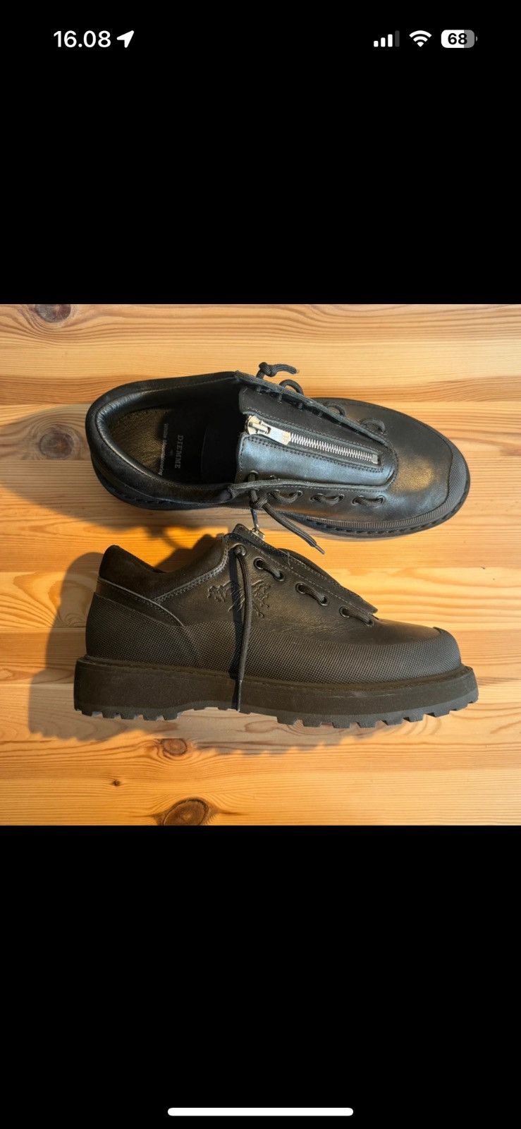 Diemme × White Mountaineering Diemme Black Zip Shoes Size US 10 / EU 43 - 3 Thumbnail