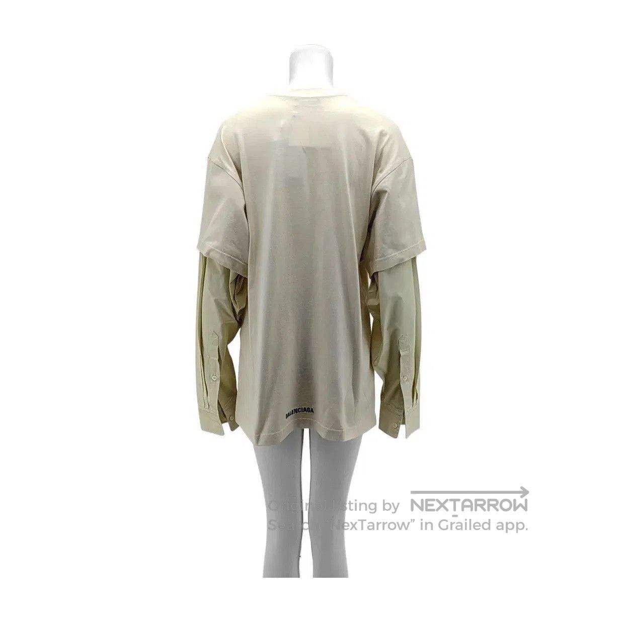 Balenciaga Balenciaga Women's Crewneck Long-sleeve T-shirt. Size XS / US 0-2 / IT 36-38 - 2 Thumbnail