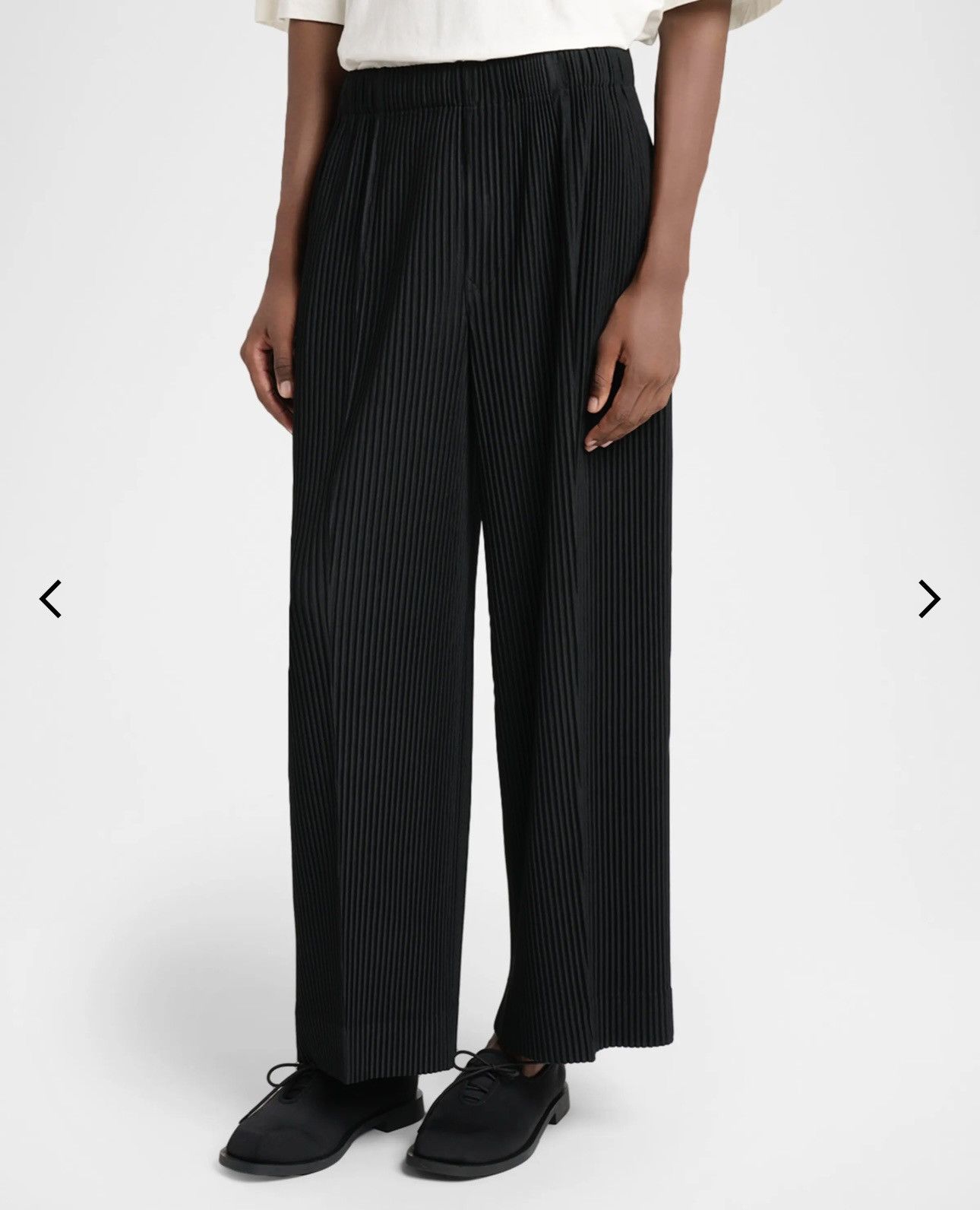 Homme Plisse Issey Miyake Men's Monthly Colors Pleated Wide-Leg Trousers Size US 32 / EU 48 - 2 Thumbnail