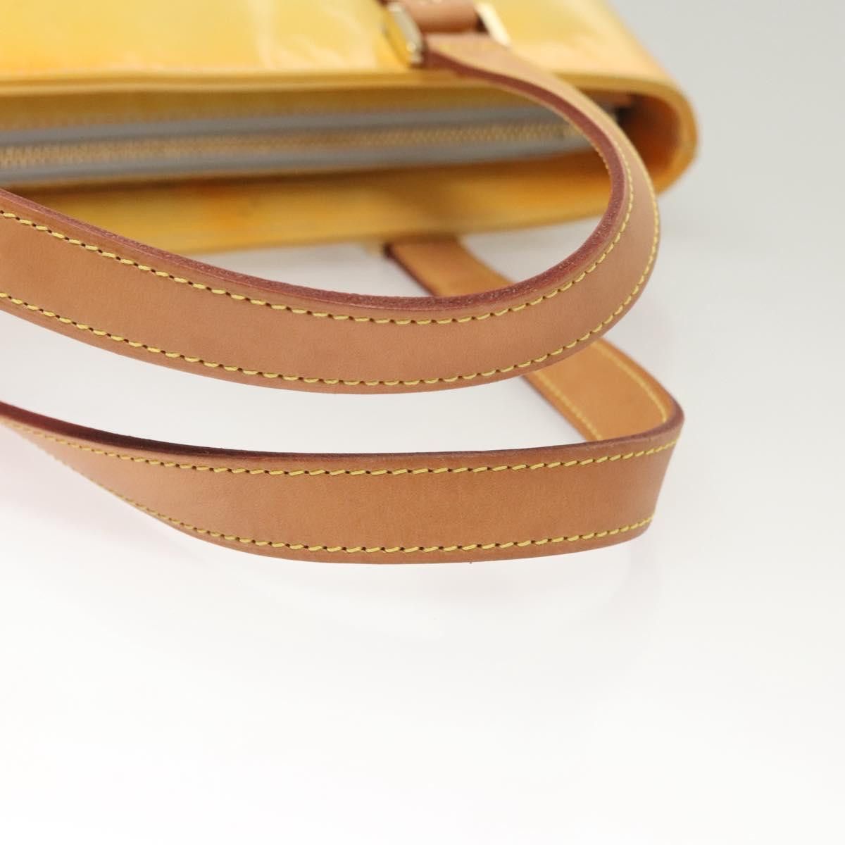 Louis Vuitton LOUIS VUITTON Monogram Vernis Houston Hand Bag Gris M91053 Size ONE SIZE - 7 Thumbnail