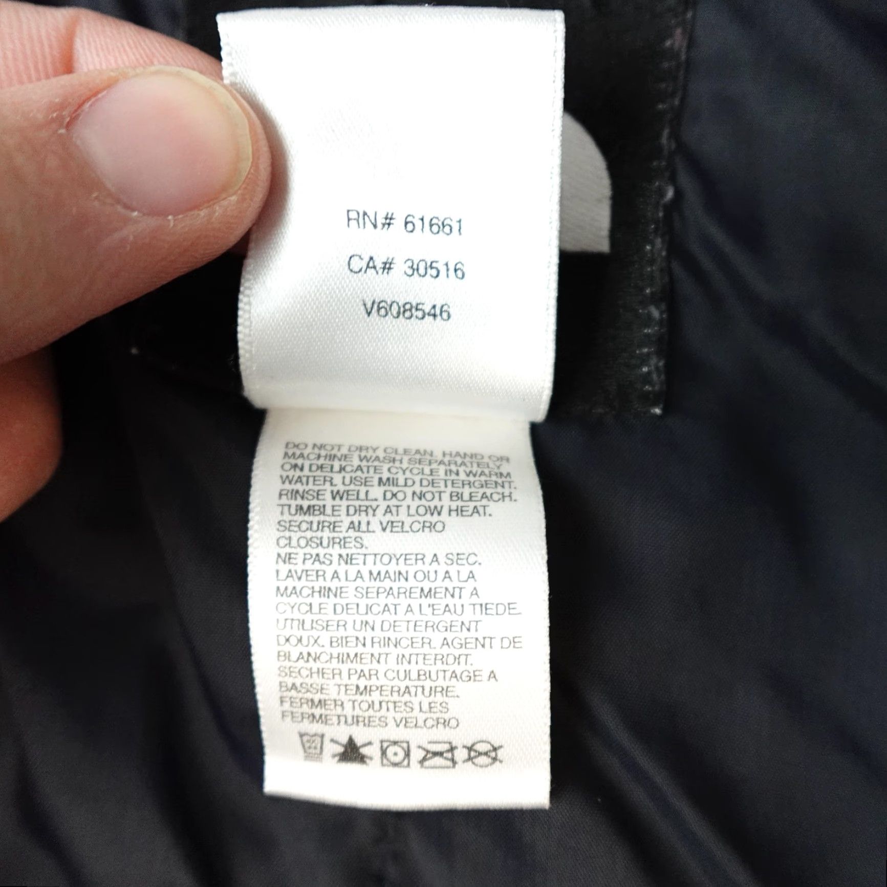 The North Face The North Face Jacket Mens XL Black Insulated Puffer Full Zip Outdoor V608546 Size US XL / EU 56 / 4 - 7 Thumbnail