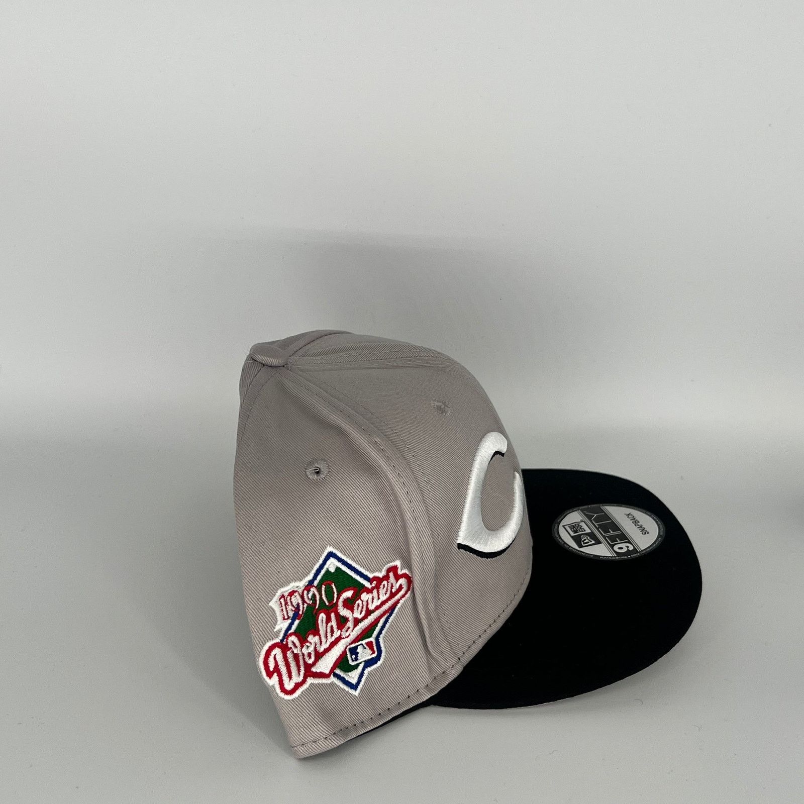 New Era Gray Black Cincinnati Reds '90 All Star World Series New Era Size ONE SIZE - 2 Thumbnail